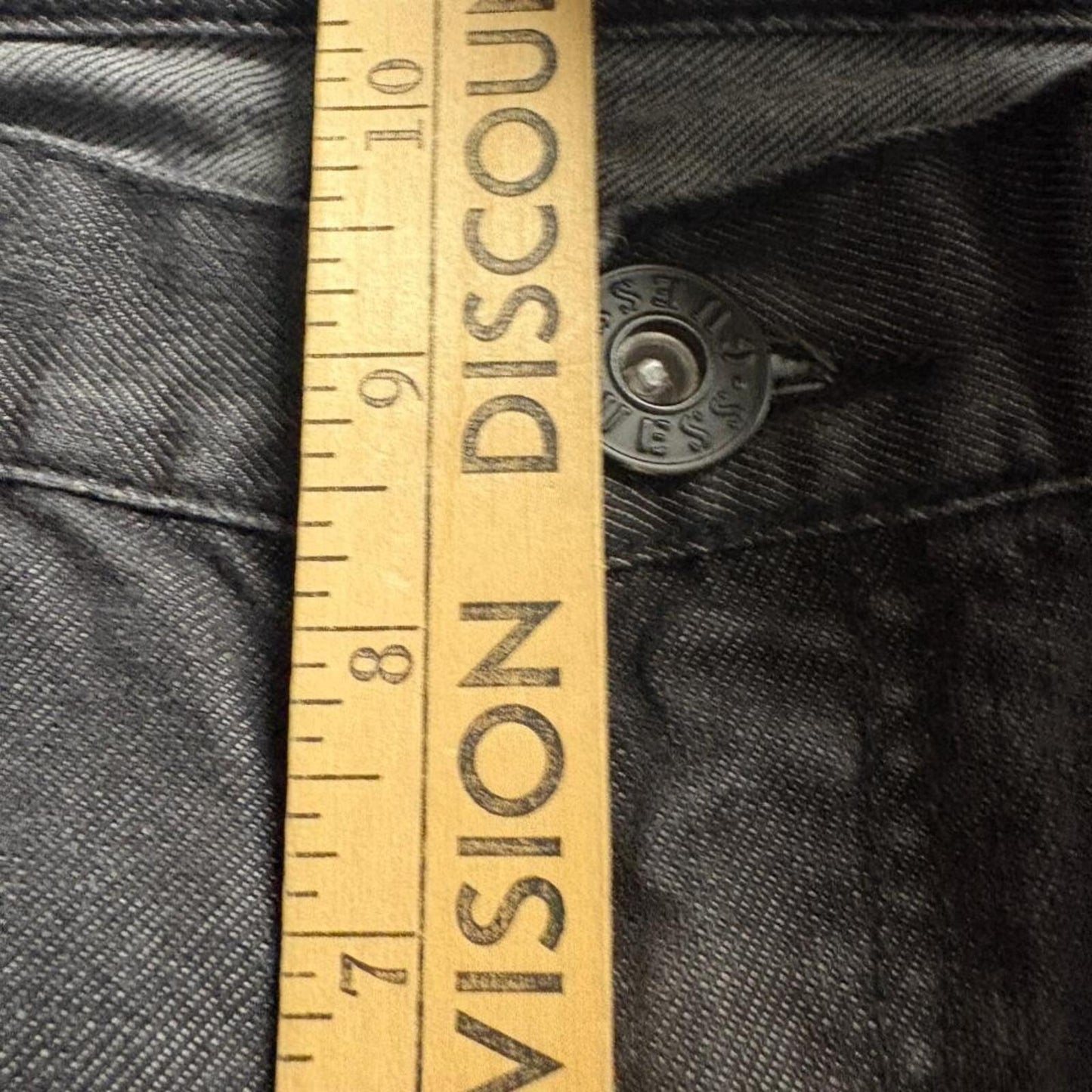 Guess Jeans Mens 32x28 Gray Regular Straight Crescent Fit Denim Pants 32x29