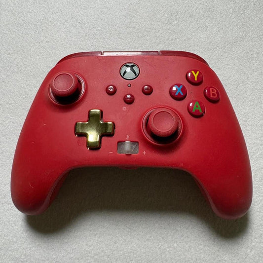 PowerA Wired Controller for Xbox Series X|S Xbox One Red Gold D-Pad 1518810-01