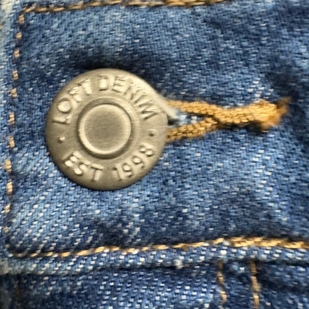 Loft Denim Bermuda Shorts Womens Size 27 4 Blue Jean Frayed Raw Hem Cut Off