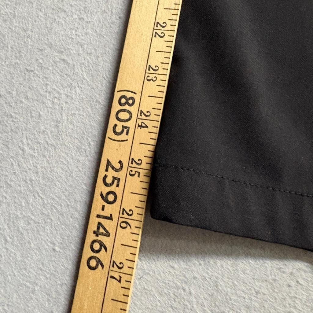 Max Studio London Womens Small Black Cargo Pants Elastic Waist Stretch Pockets