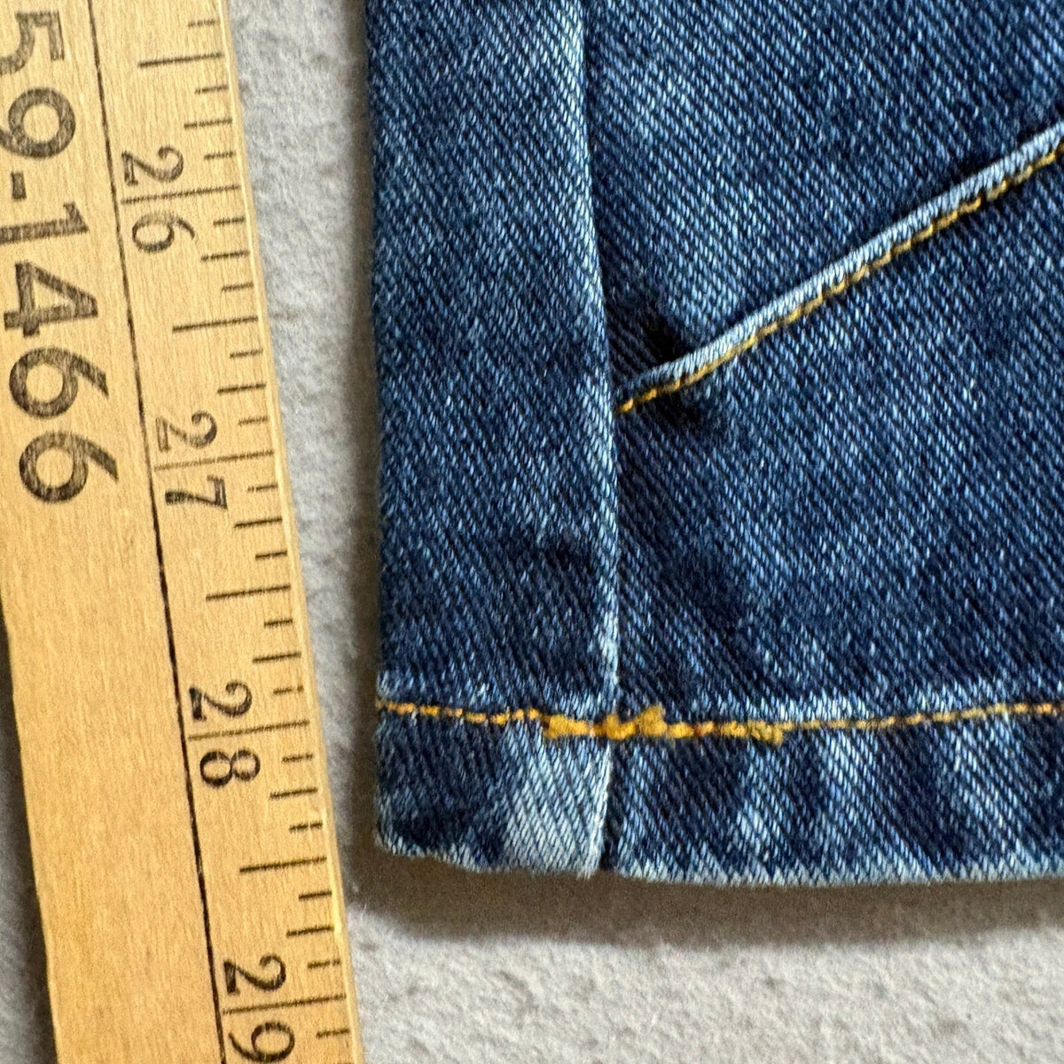 Vintage Juke Box Y2K Flare Jeans Womens Size 5 Low Rise Criss Cross Hem Blue