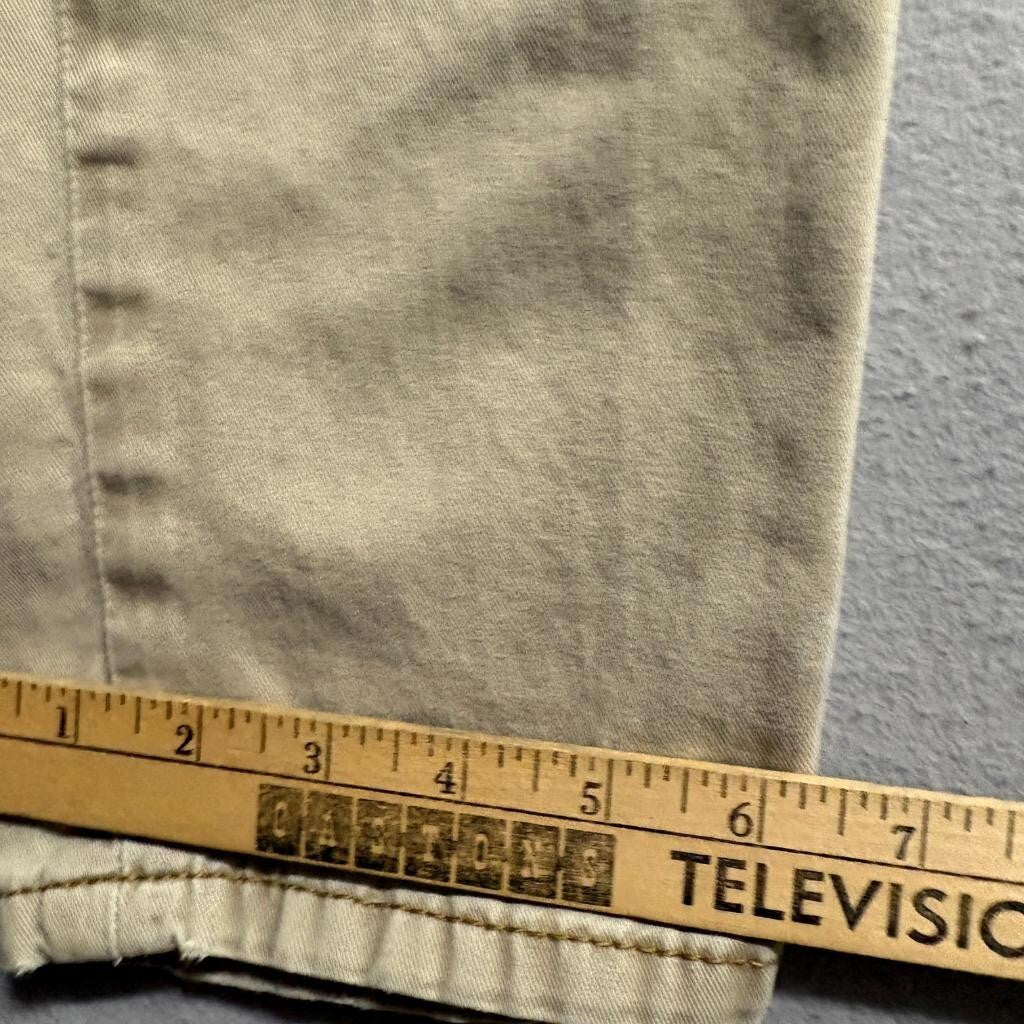 Levis 508 Commuter Pants Mens 29x30 Khaki Beige Slim Tapered Twill Chino