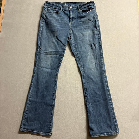 Signature by Levi Strauss Co Womens Jeans Size 12 Medium Wash Bootcut Denim