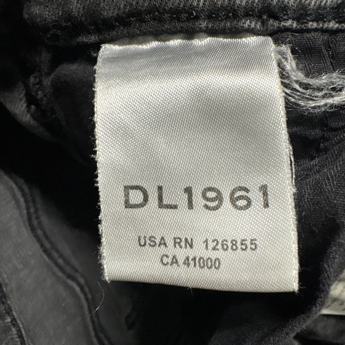 DL1961 Mara Ankle High Rise Straight Denim Jeans Womens Size 24 Charcoal Black