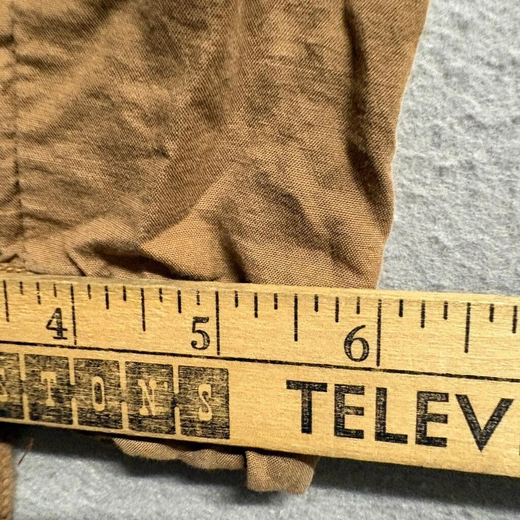 Aeropostale Active Utility Pants Mens XS Brown Cargo Jogger Drawstring Cotton