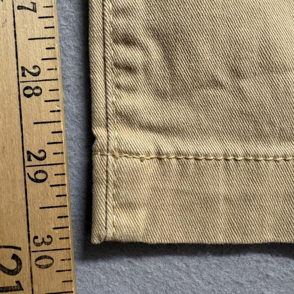 Aeropostale Mens Skinny Chino Pants 28x32 Khaki Tan Cotton Stretch Casual