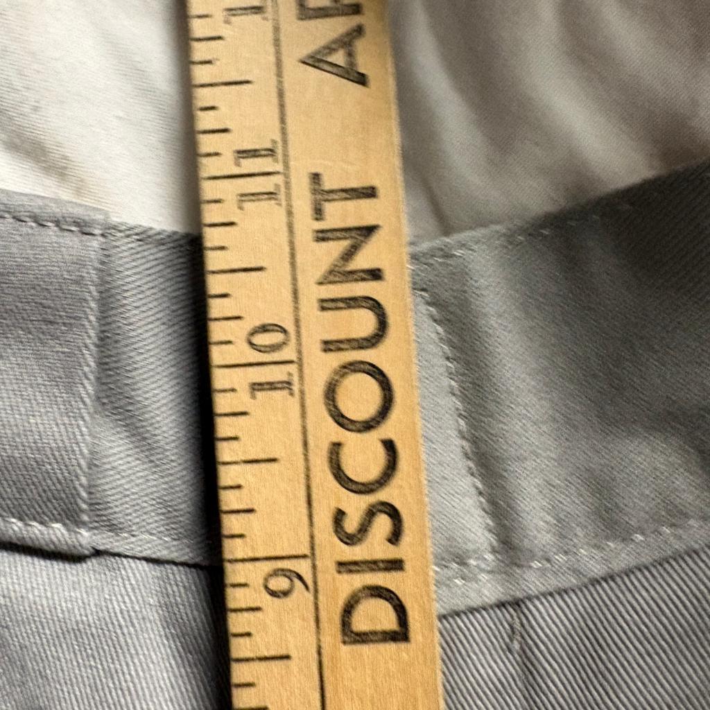 Dickies 874 Original Fit Work Pants Mens 28x32 Gray Polyester Cotton Chino