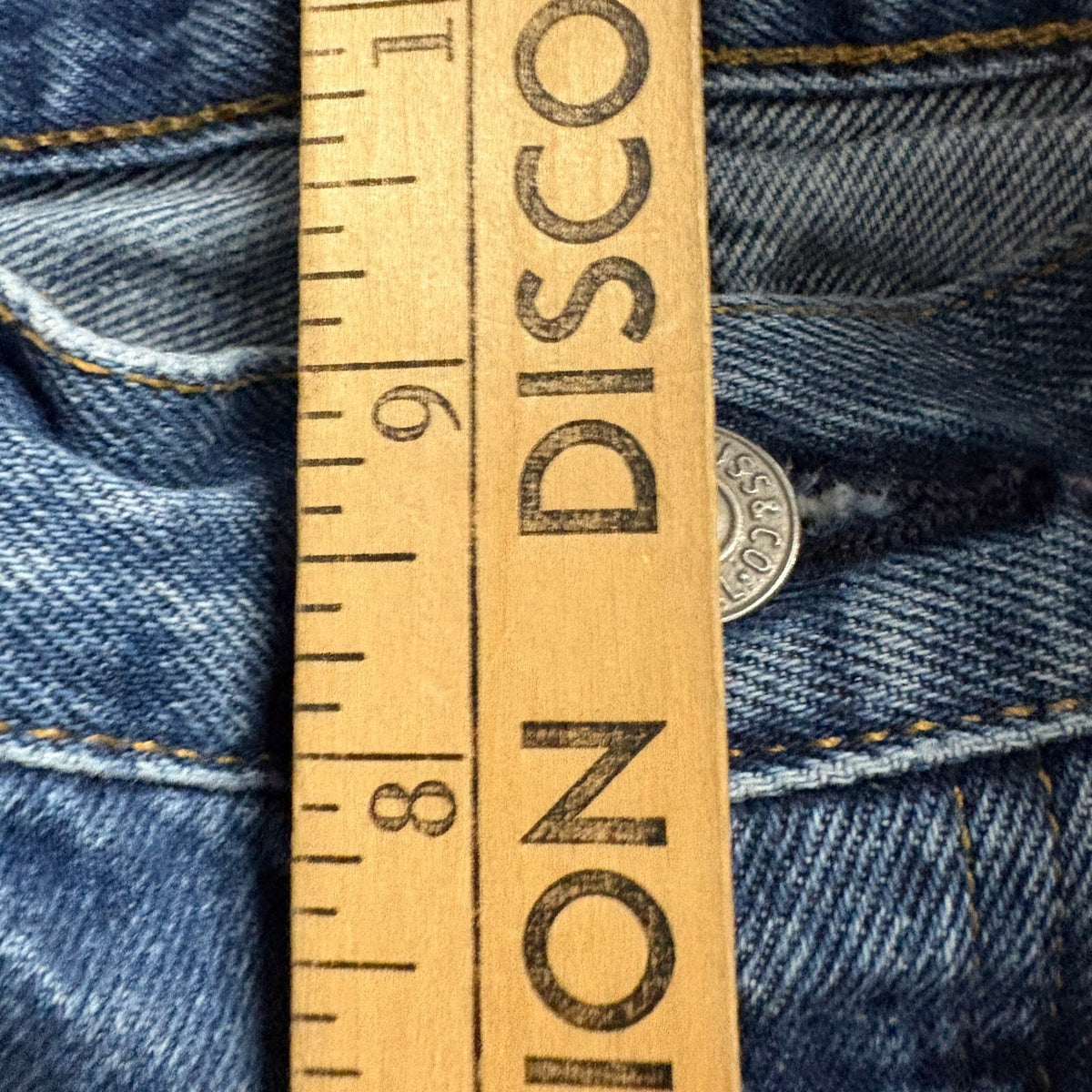 Levi's Premium 501 Original Fit Distressed Jeans Mens W25 L30 Blue Denim