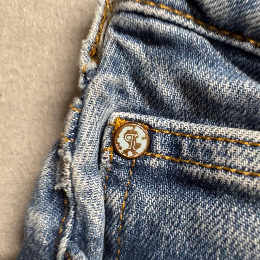 Pilcro and the Letterpress Jeans Womens 30 Blue Denim Straight Leg Anthropologie