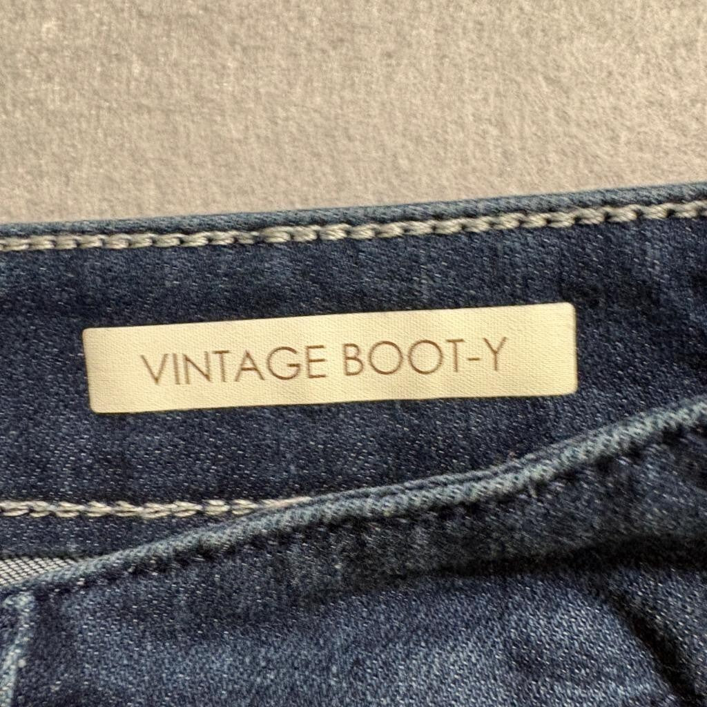 Vintage America Blues Boot-Y Jeans Womens 10/30 Blue Denim Stretch Bootcut