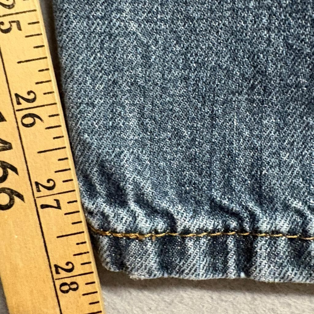 Levis 505 Regular Fit Jeans Mens 38x30 Blue Denim Straight Leg Pants