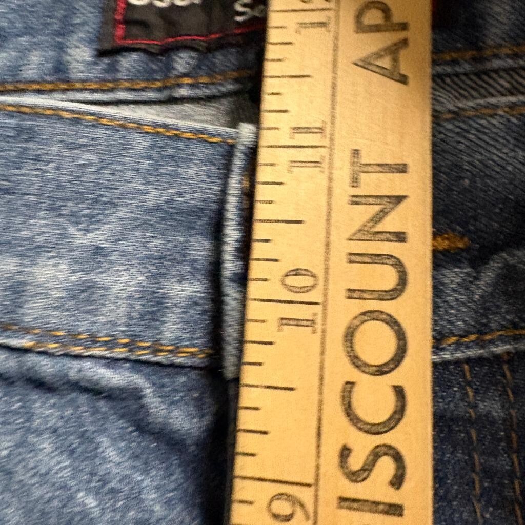 Oscar Jeans Selected Mens 36x30 Blue Denim Straight Leg 100% Cotton Jeans
