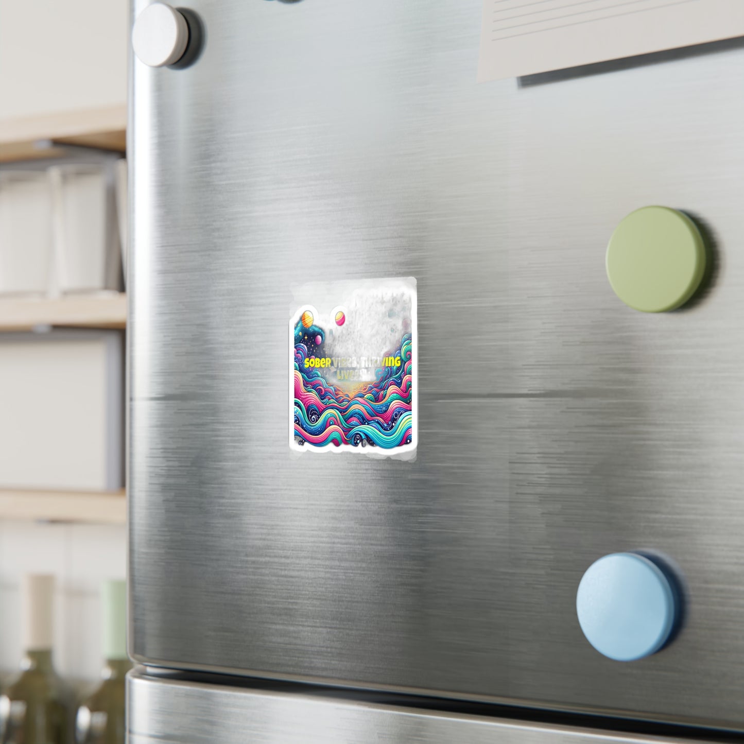 Sober Vibes Thriving Lives – Sobriety Sticker