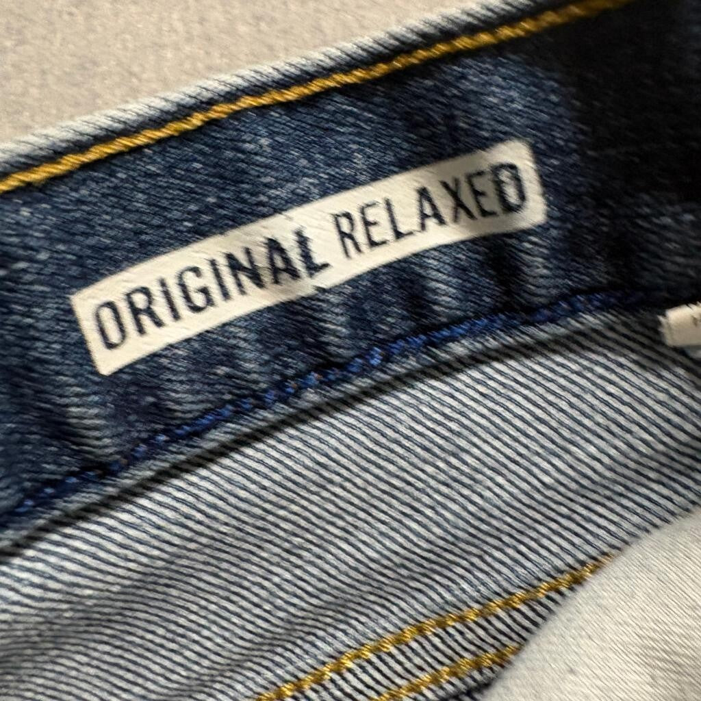 Nautica Jeans Mens 34x32 Original Relaxed Fit Blue Denim Pants