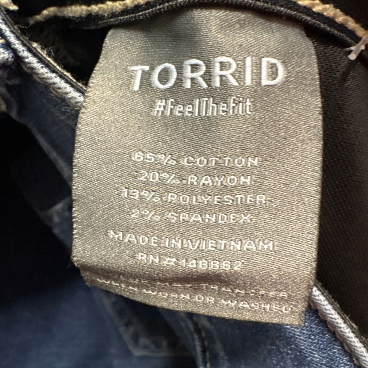 Torrid Bombshell Wide Leg Super Soft Jeans Womens 10 Regular Medium Wash Denim
