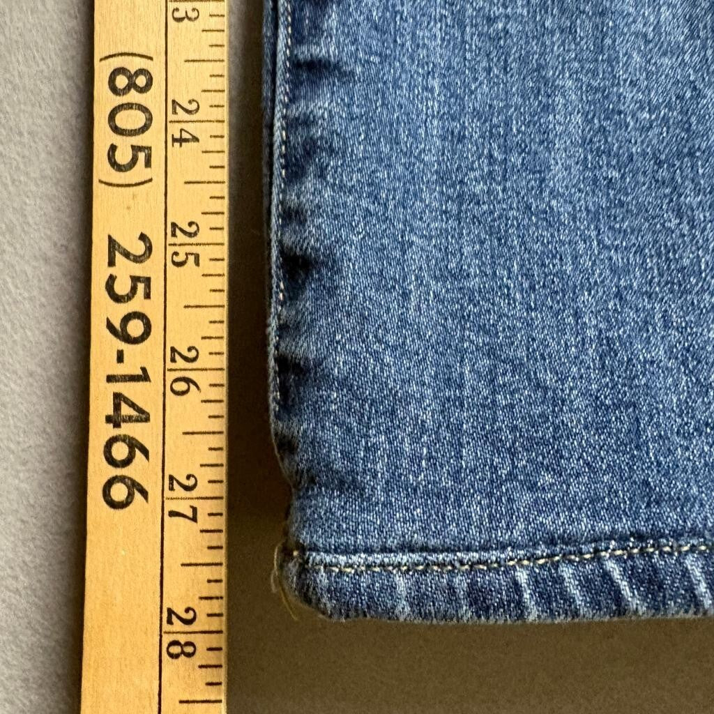 NYDJ Sheri Slim Jeans Womens Size 10 Blue Denim Lift Tuck Stretch Crop