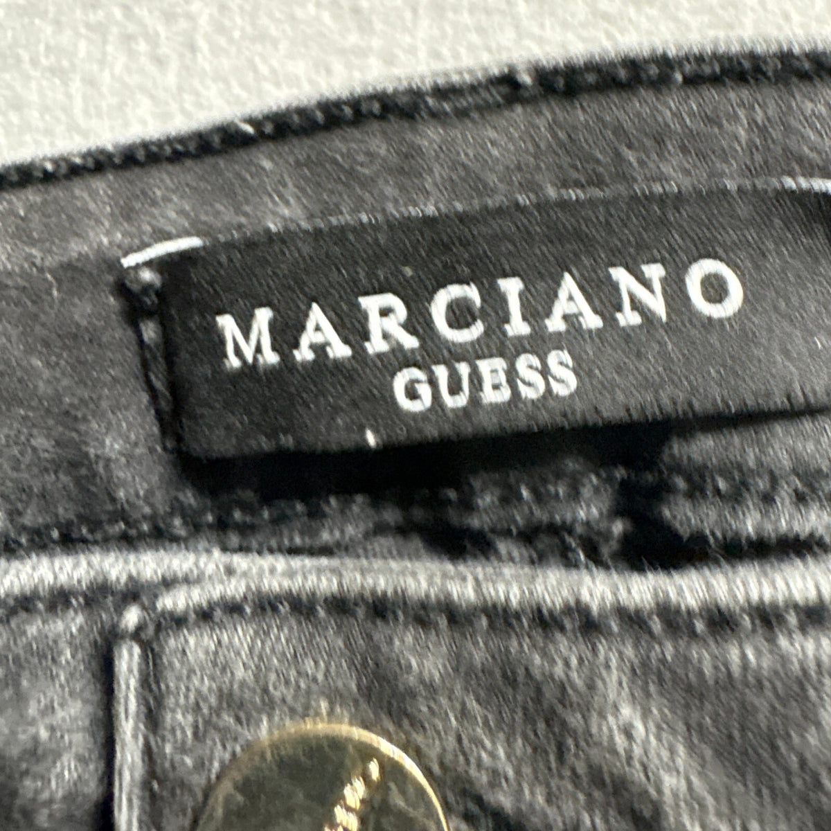 Marciano Guess Jeans Womens Size 28 Stiletto No 97 Black High Rise Skinny