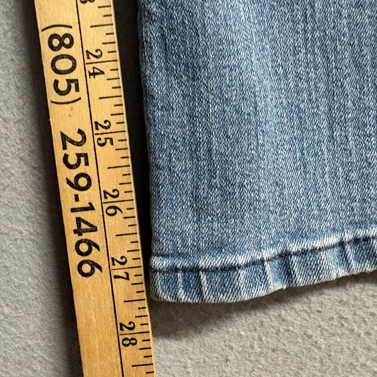 Covington Petite Bootcut Jeans Womens 12P Blue Denim Stretch Medium Wash