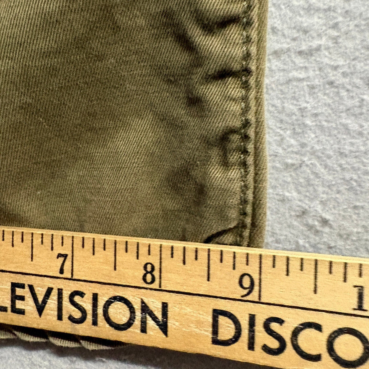 Lucky Brand Jeans Mens 30 Snapper Jean Green Olive Cotton Made in USA Pants