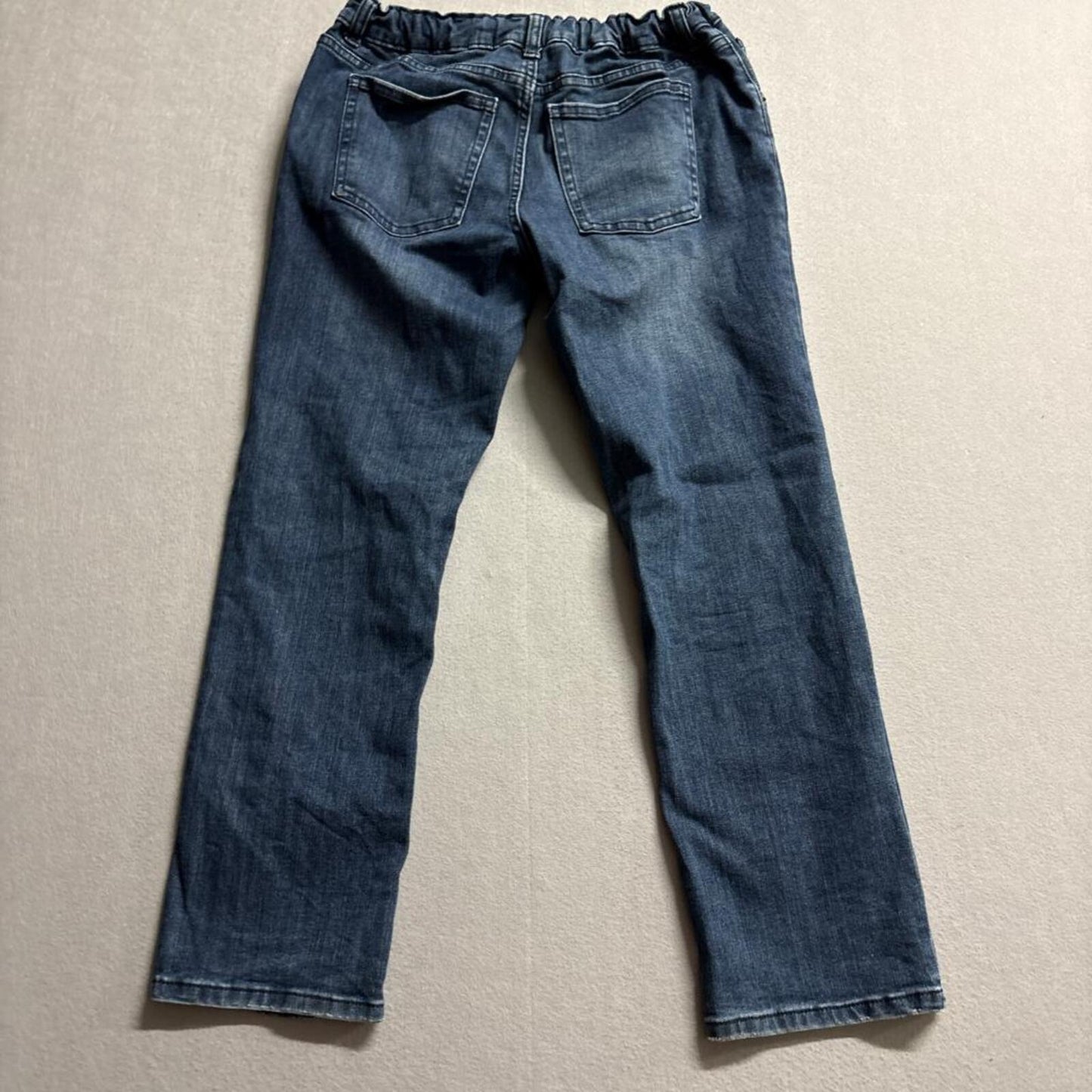 Wonder Nation Boys Jeans Size 14 Husky Blue Denim Straight Leg Stretch