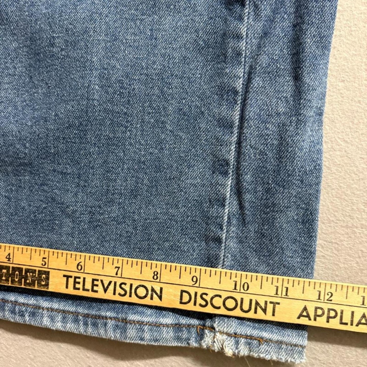 RSQ Carpenter Jeans Womens Size 30 Blue Denim Wide Leg High Rise Utility Pants