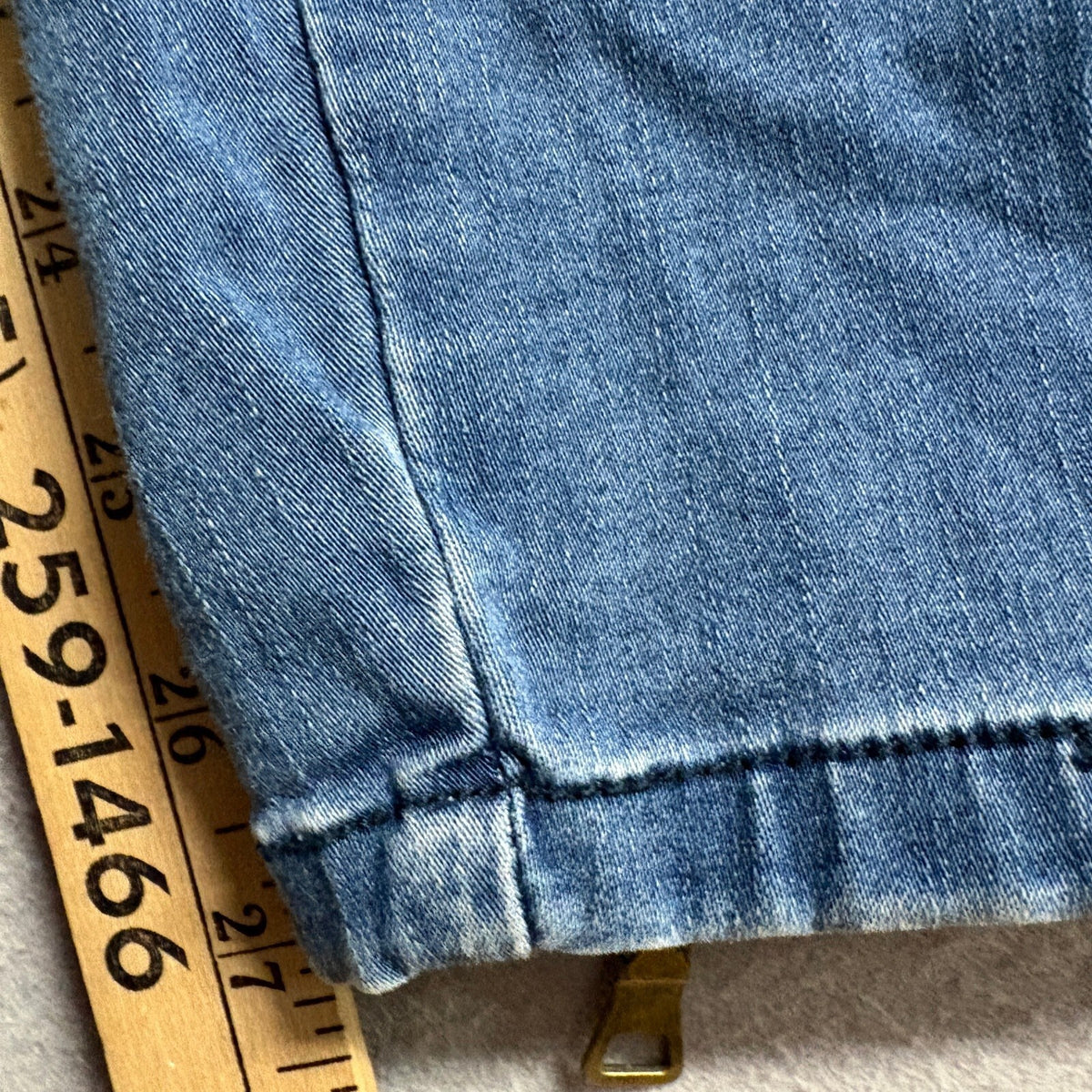 Fashion Nova Cargo Jeans Womens Size 13 Blue Denim Skinny Utility Zipper Ankles