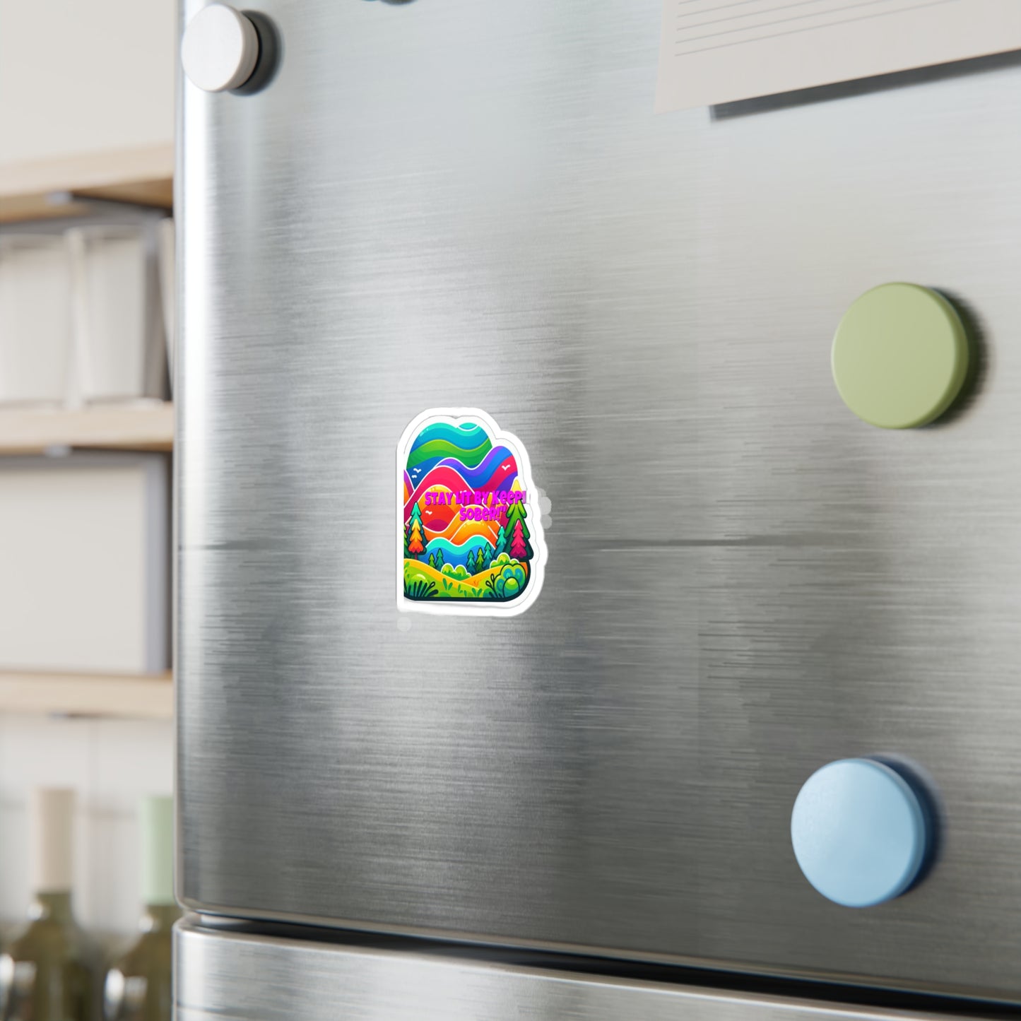Stay Lit By Keeping Sober – Sobriety Sticker