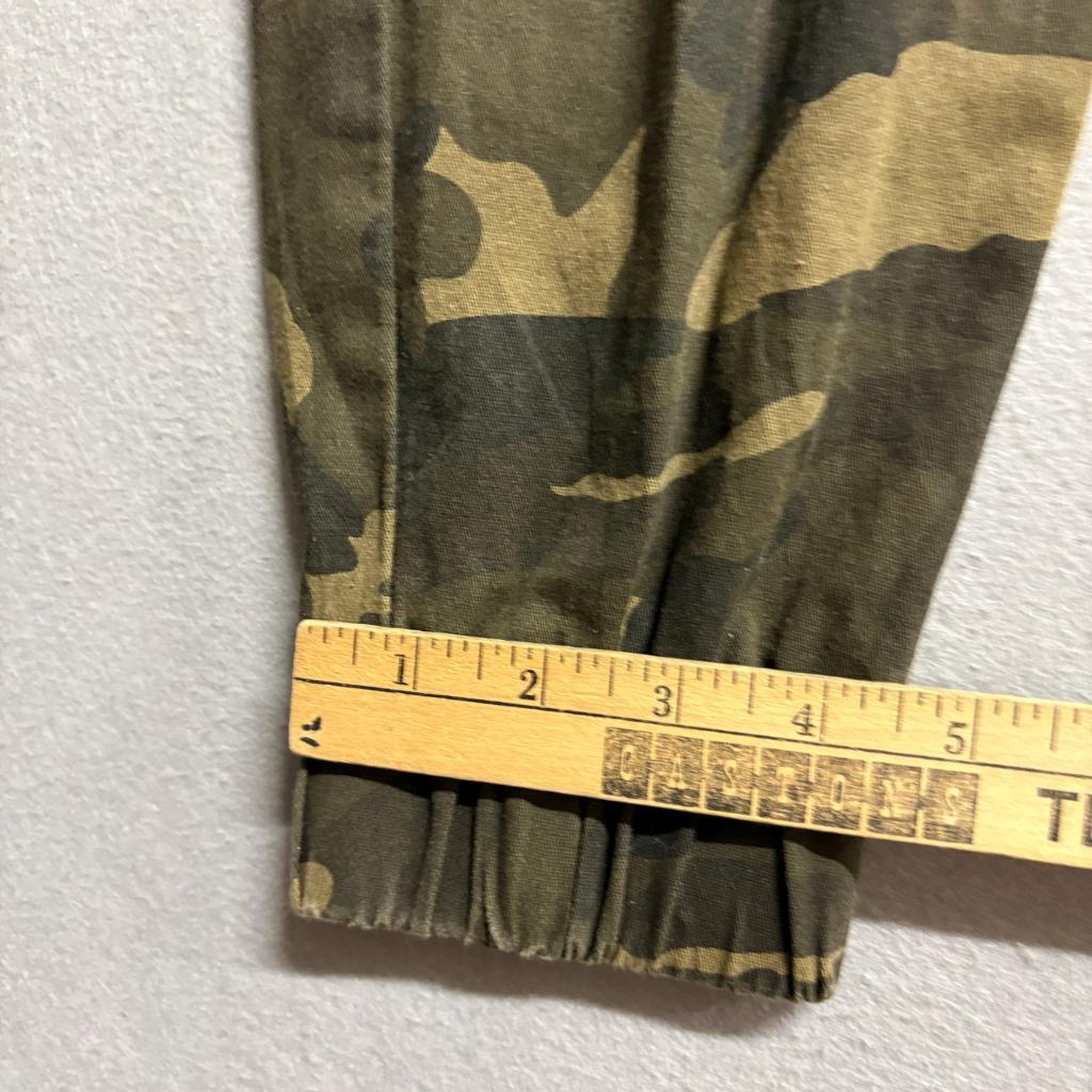 American Bazi Camo Cargo Jogger Pants Womens Medium Green Camouflage Utility