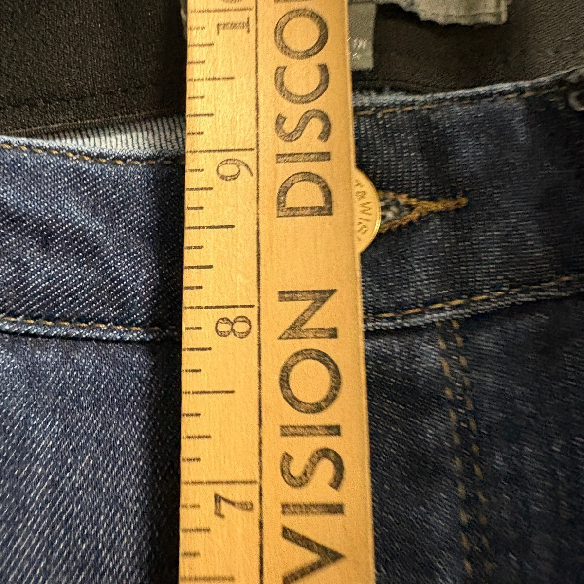 Wit & Wisdom Ab-solution Straight Leg Jeans Womens Size 4 Blue Raw Hem Stretch