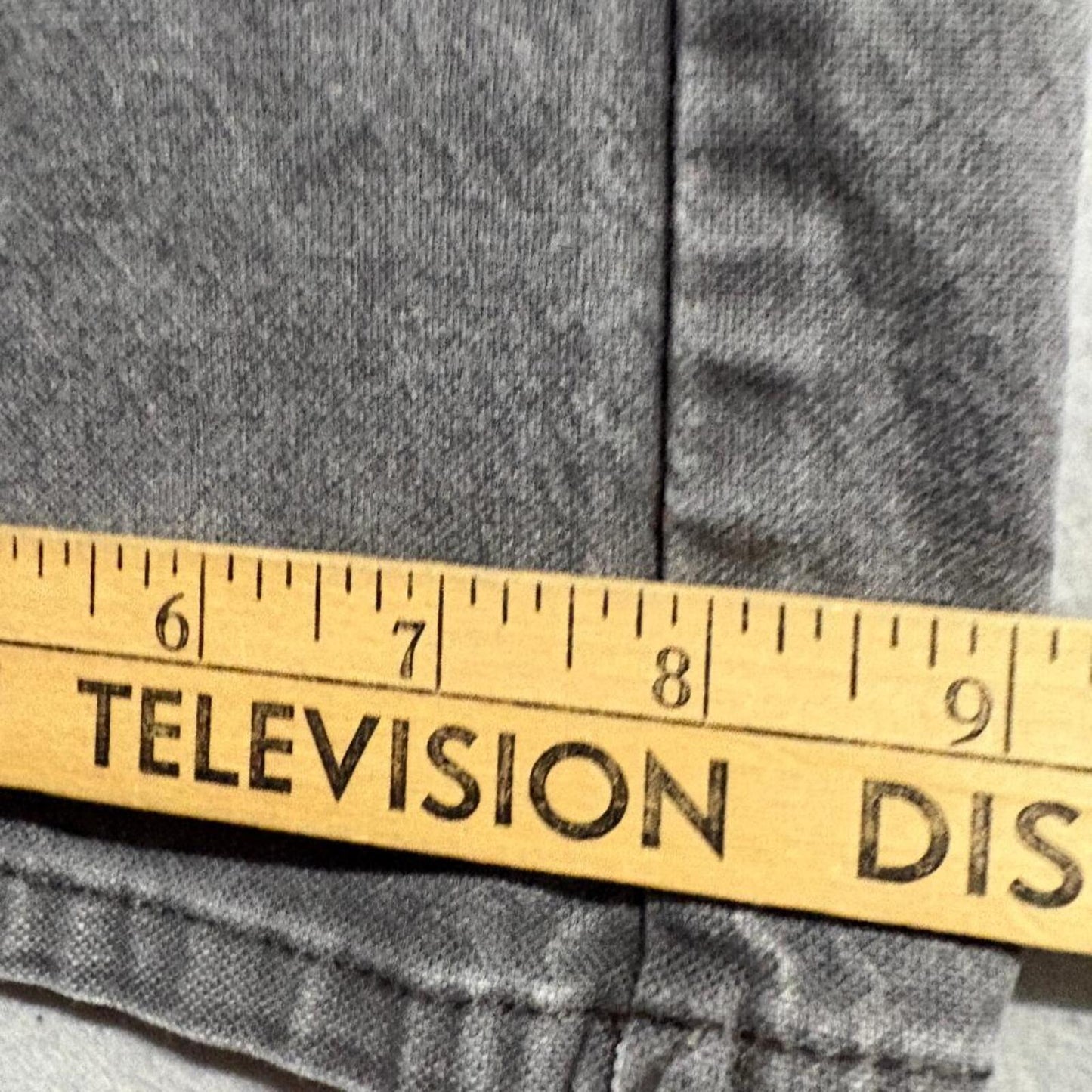 Genuine Dickies Mens Carpenter Pants 34x32 Gray Canvas Utility Workwear