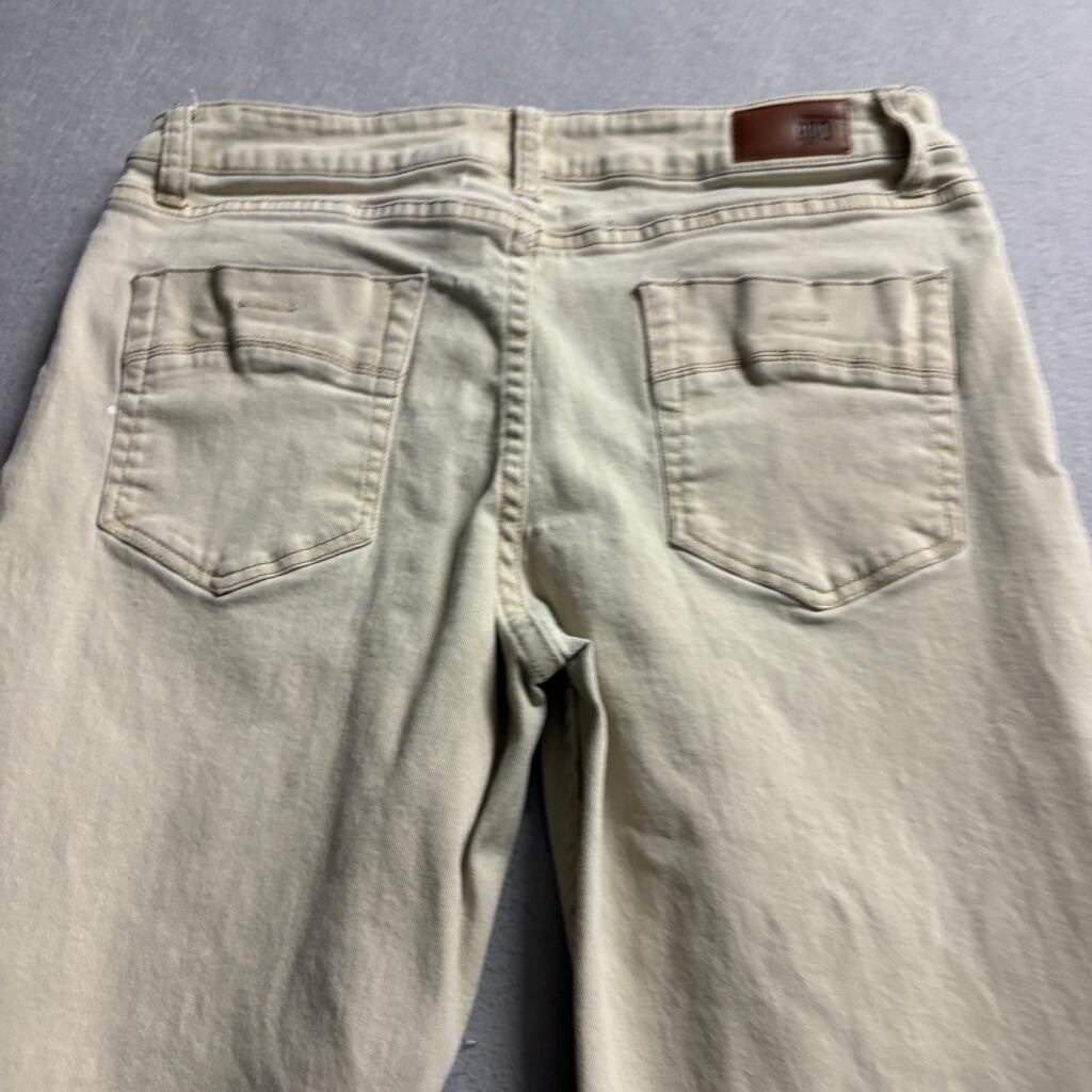 RSQ Jeans Mens Super Skinny Khaki Pants Size 20 Beige Cotton Blend Stretch