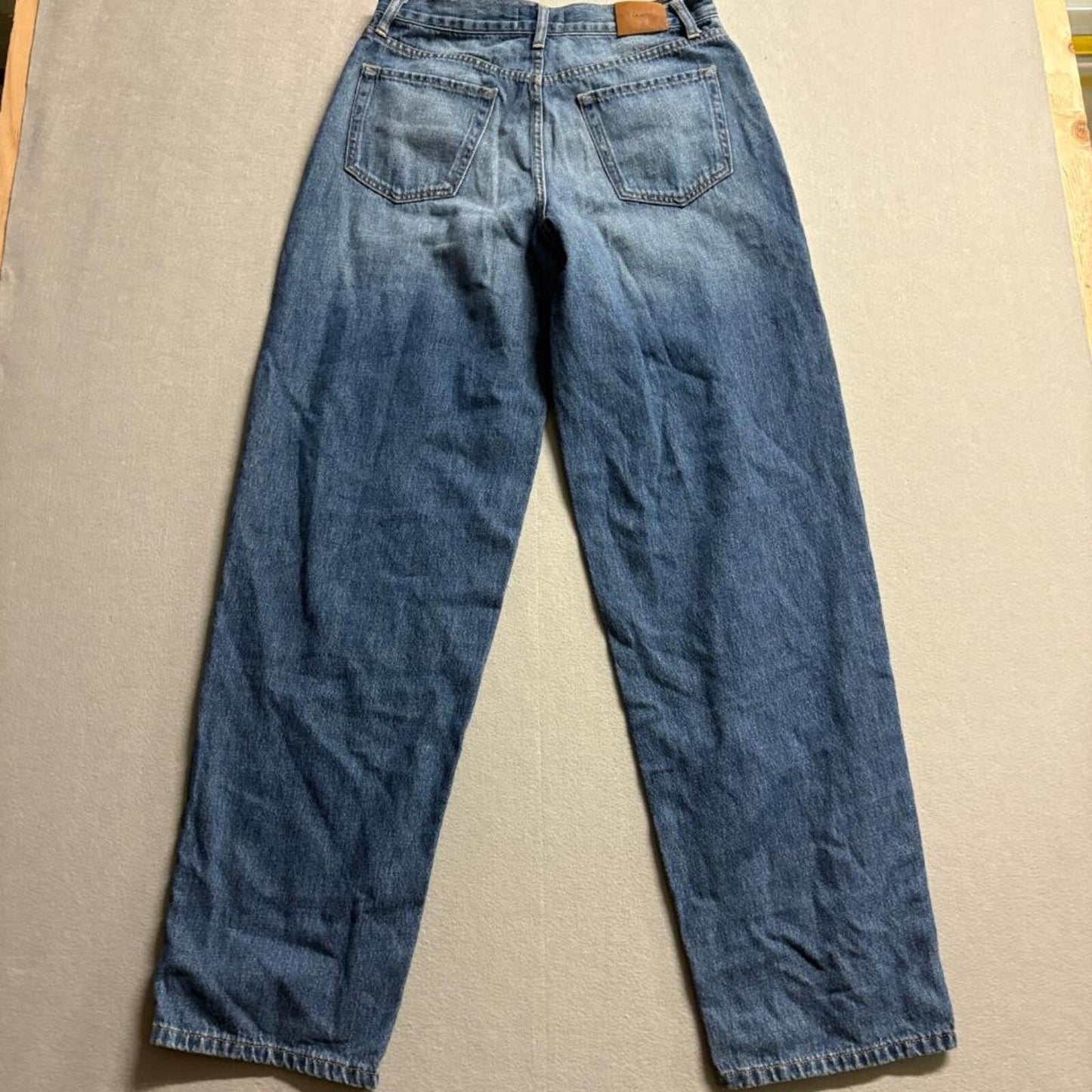 Level 99 Wide Leg Jeans Womens Size 28 Blue Denim High Rise Relaxed Fit