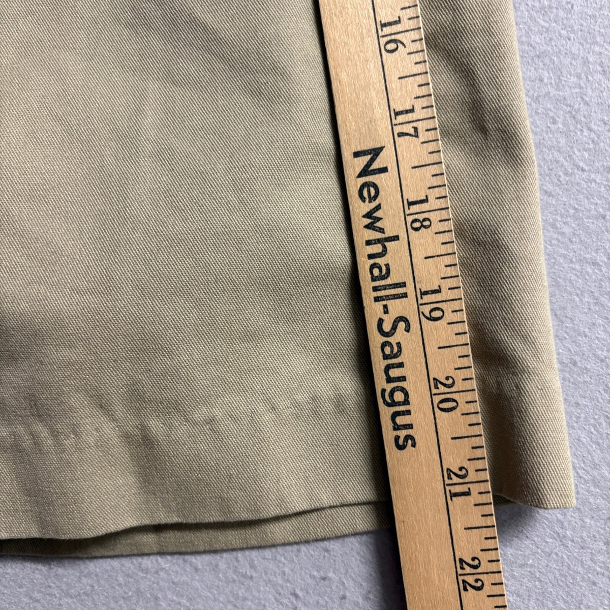 Dickies Mens Chino Shorts Size 30 Khaki Tan Flat Front Twill Workwear Casual