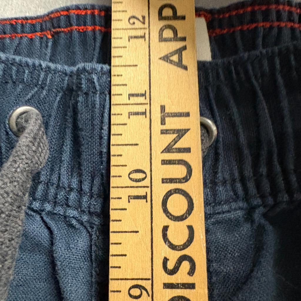 JackThreads Mens Jogger Pants Size M Navy Blue Cotton Drawstring Elastic Waist