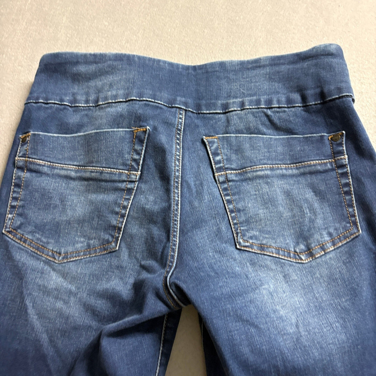 Rock & Republic Denim Rx Fever Pull On Jeans Womens Size 12 M Blue Medium Wash