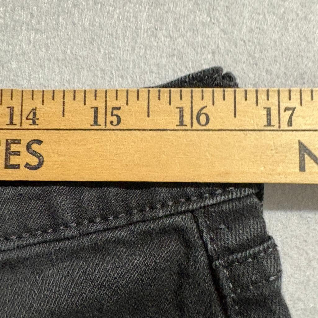 Levis 511 Slim Fit Black Jeans Mens 33x32 Actual 33x30 Stretch Denim