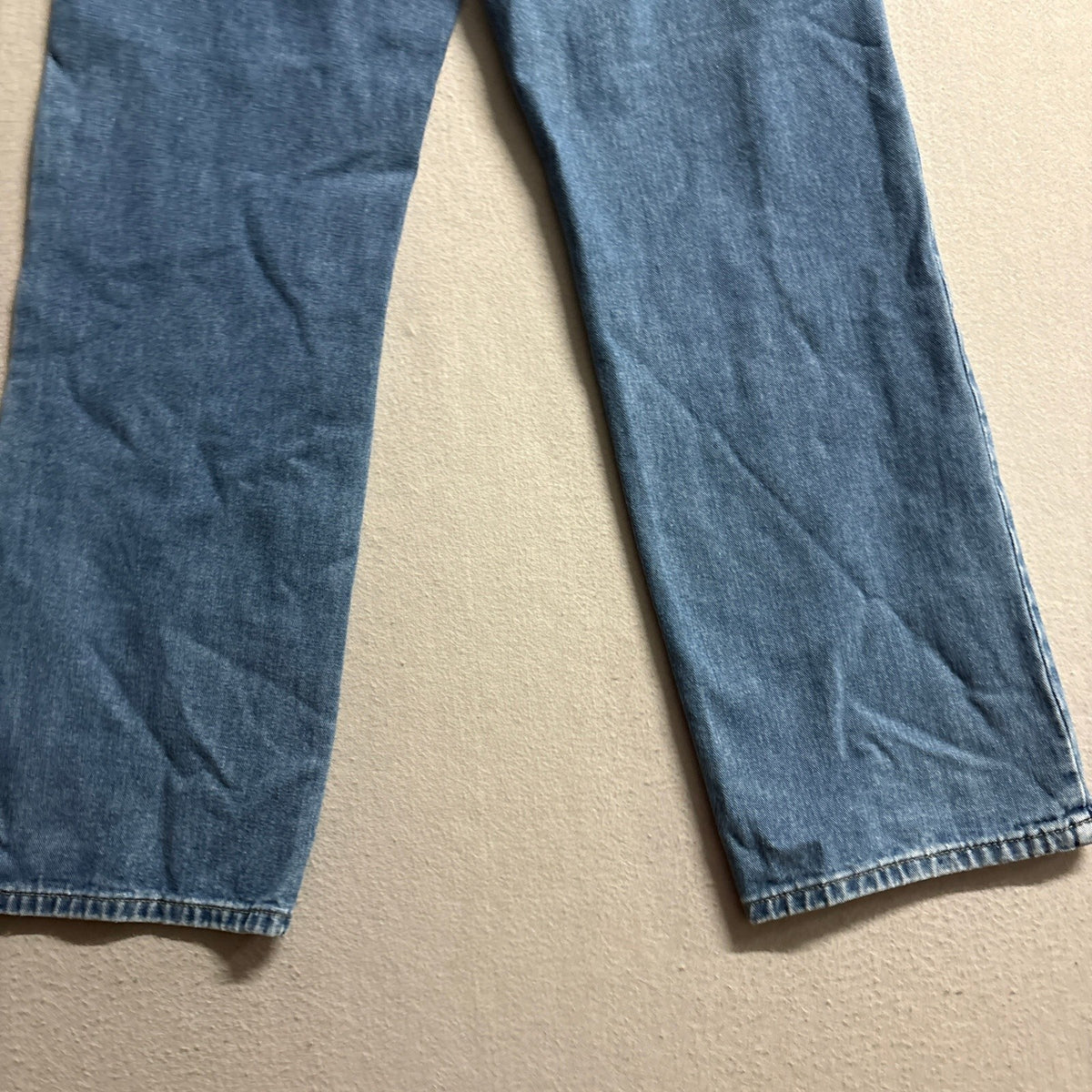 SHEIN Womens Front Seam Straight Leg Denim Jeans Size 28 Blue High Rise