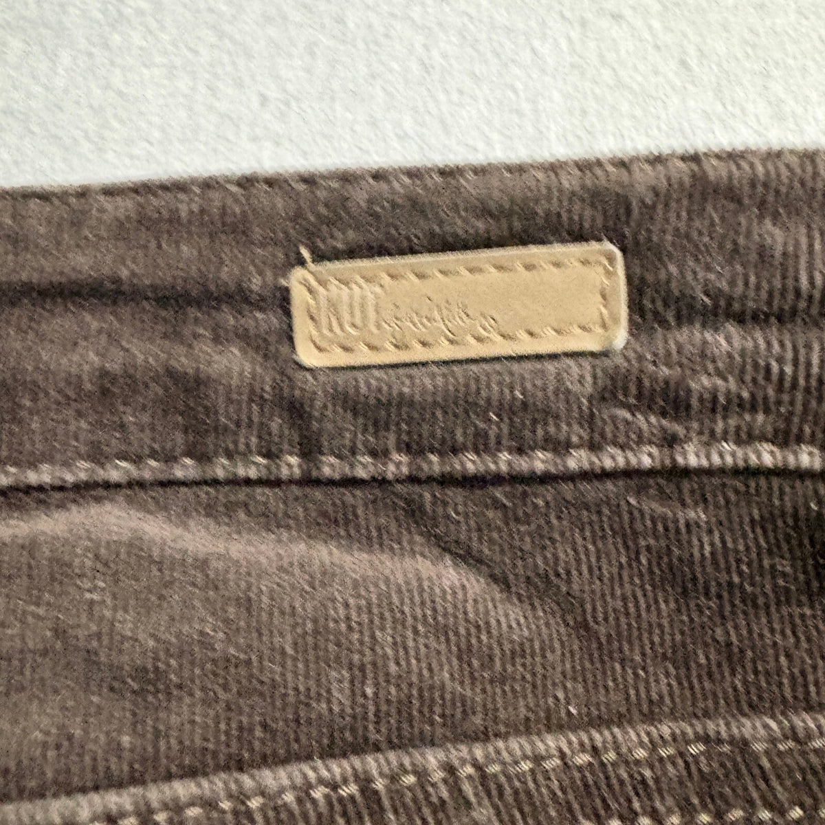KUT from the Kloth Diana Skinny Corduroy Pants Womens Size 8 Brown Stretch
