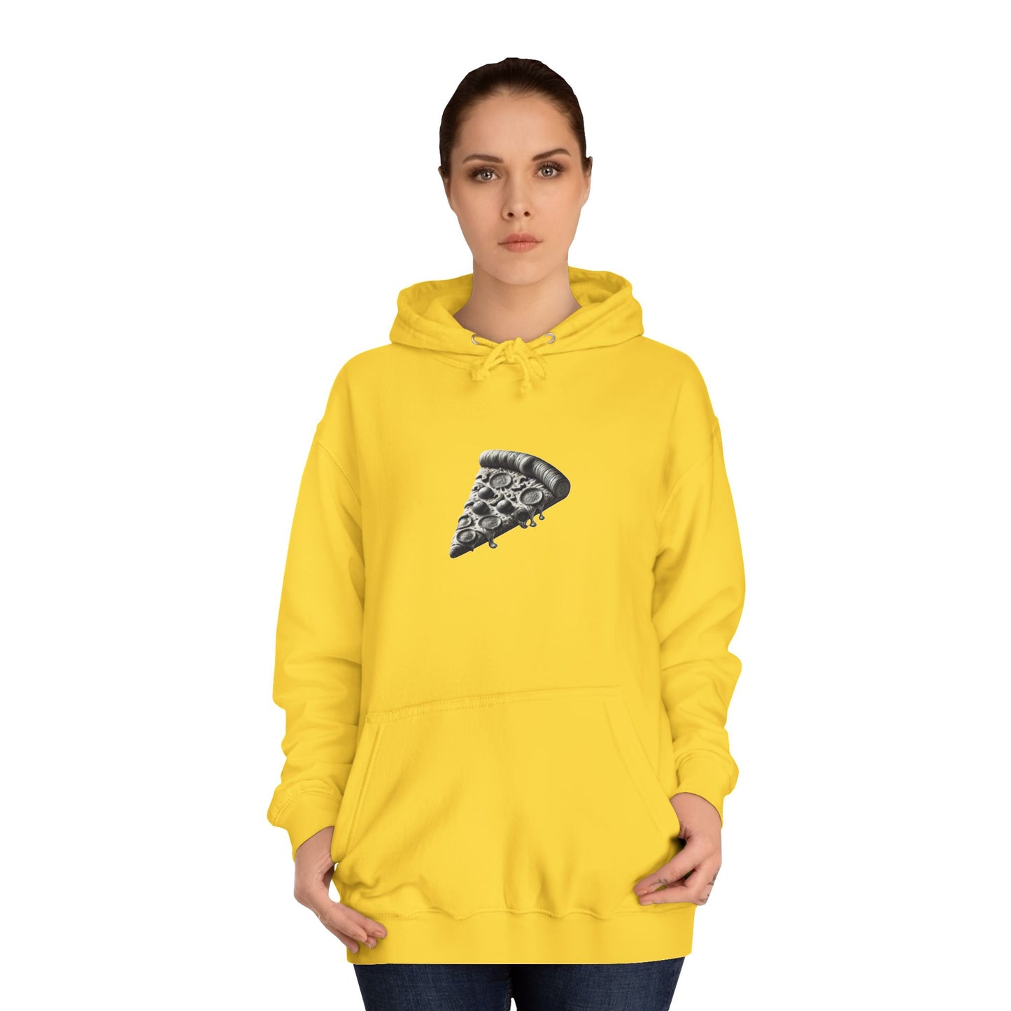 Pizza Slice Unisex College Hoodie