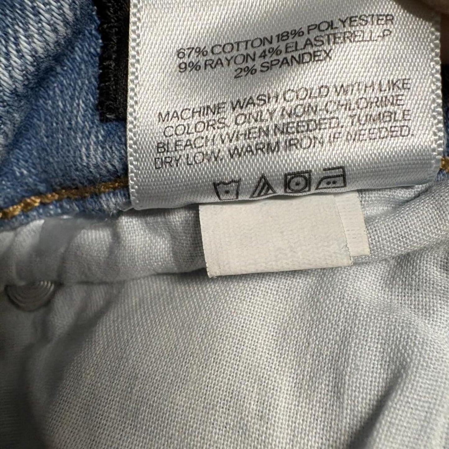 Express Slim Jeans Womens 29x30 Light Wash Blue Stretch Denim Mid Rise