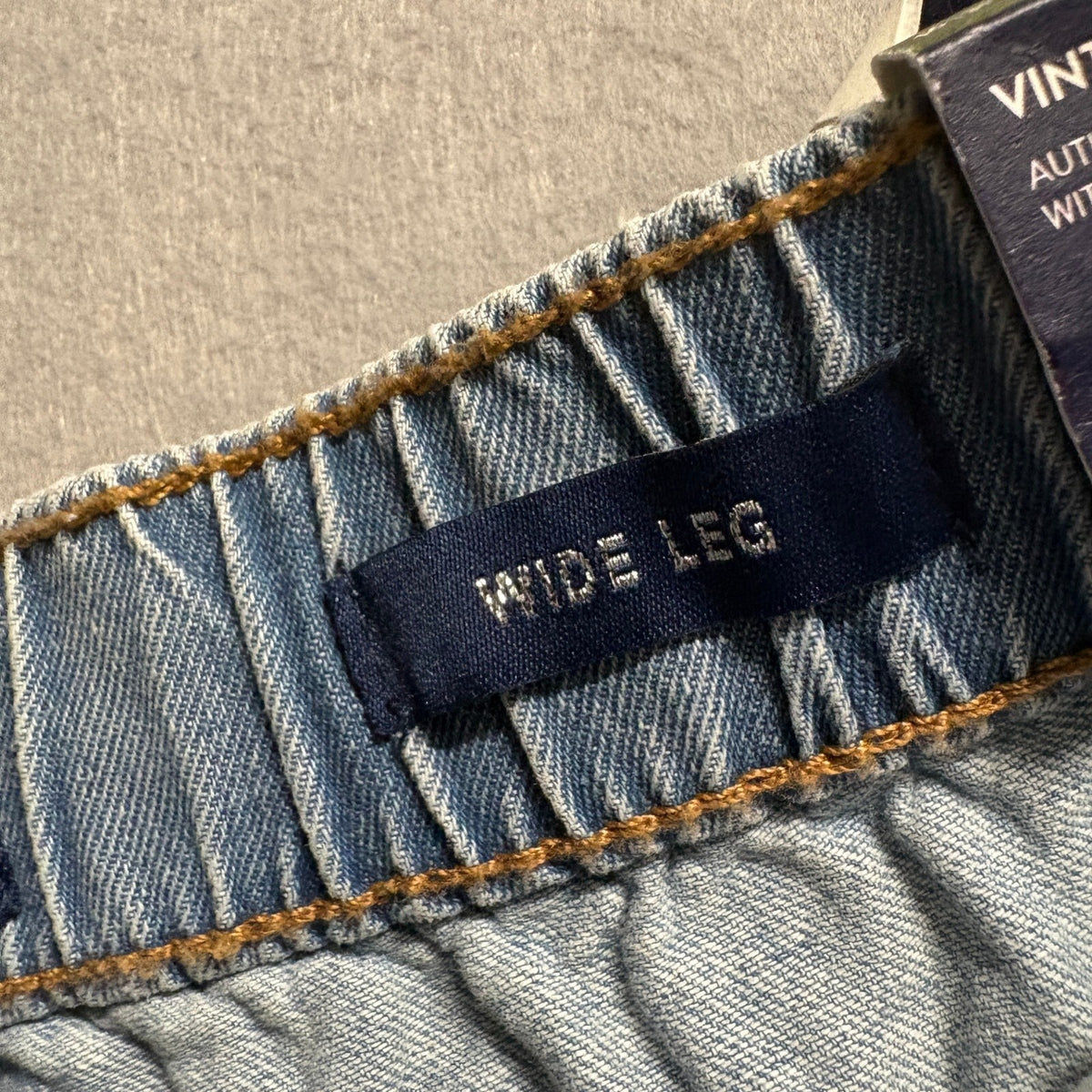 Scoop Womens Baggy Wide Leg Jeans Size 16 Vintage Drape Denim Light Wash New