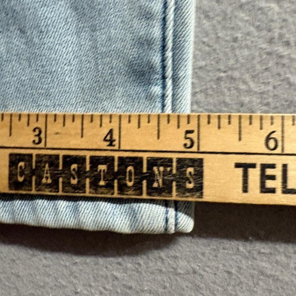 Yedia Fleece Lined Skinny Jeans Womens Size M Light Wash Denim High Rise Warm
