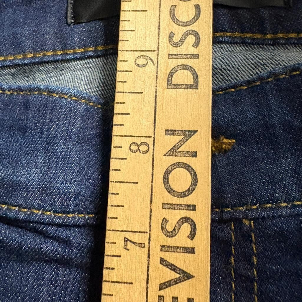 Joe's Jeans Petite Bootcut Size 28 Womens Blue Denim Raw Hem Stretch Jeans