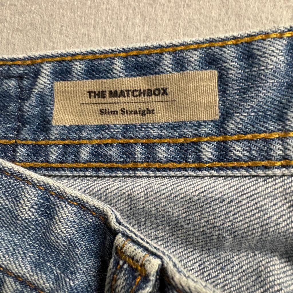 AG Adriano Goldschmied The Matchbox Slim Straight Jeans Mens 29x30 Blue Denim