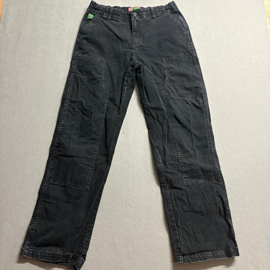 Empyre Carpenter Pants Mens Medium Black Double Knee Skate Workwear GMR URG