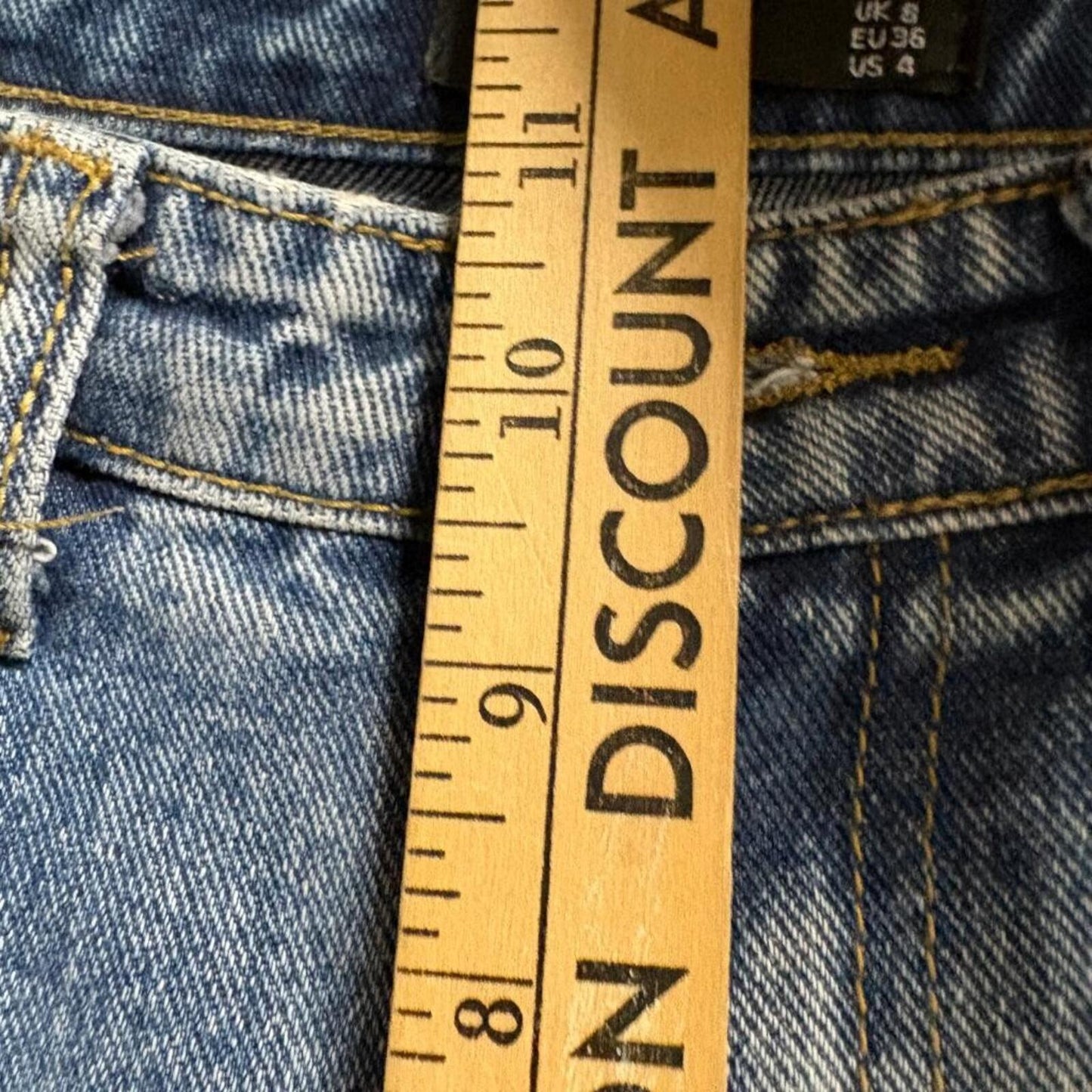 PrettyLittleThing Mom Jeans Womens US 4 Blue Denim High Rise Tapered Leg
