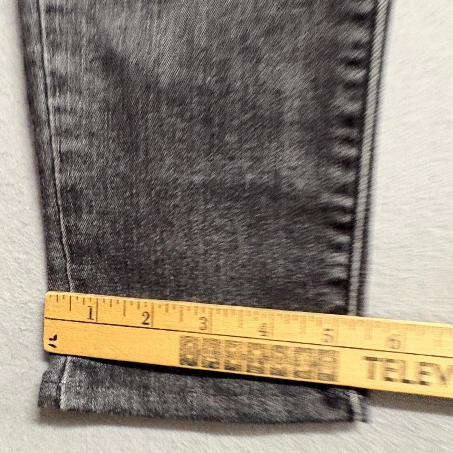 Levi's 721 High Rise Skinny Jeans Womens 27x30 Gray Distressed Ripped Knee Denim