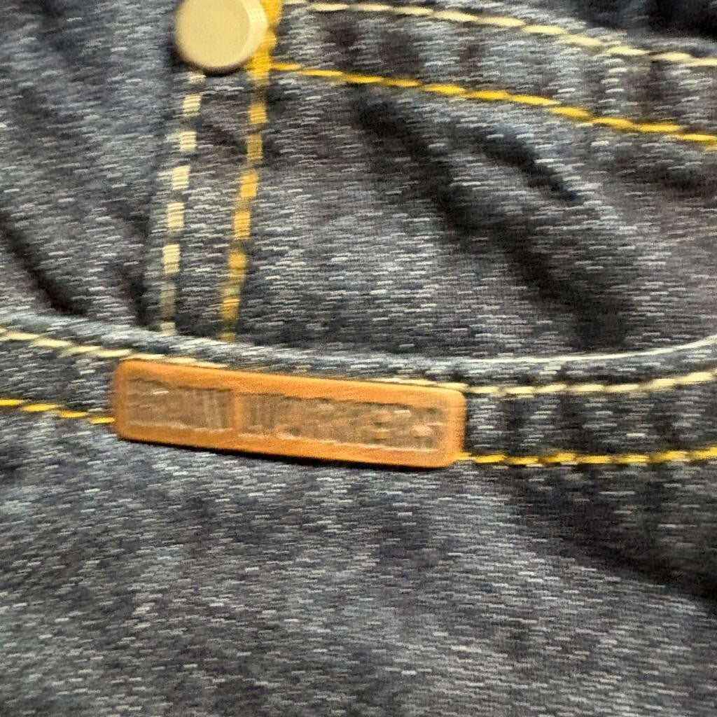 Iron Workers Kevlar Reinforced Motorcycle Riding Jeans Mens Size 6 Blue Denim