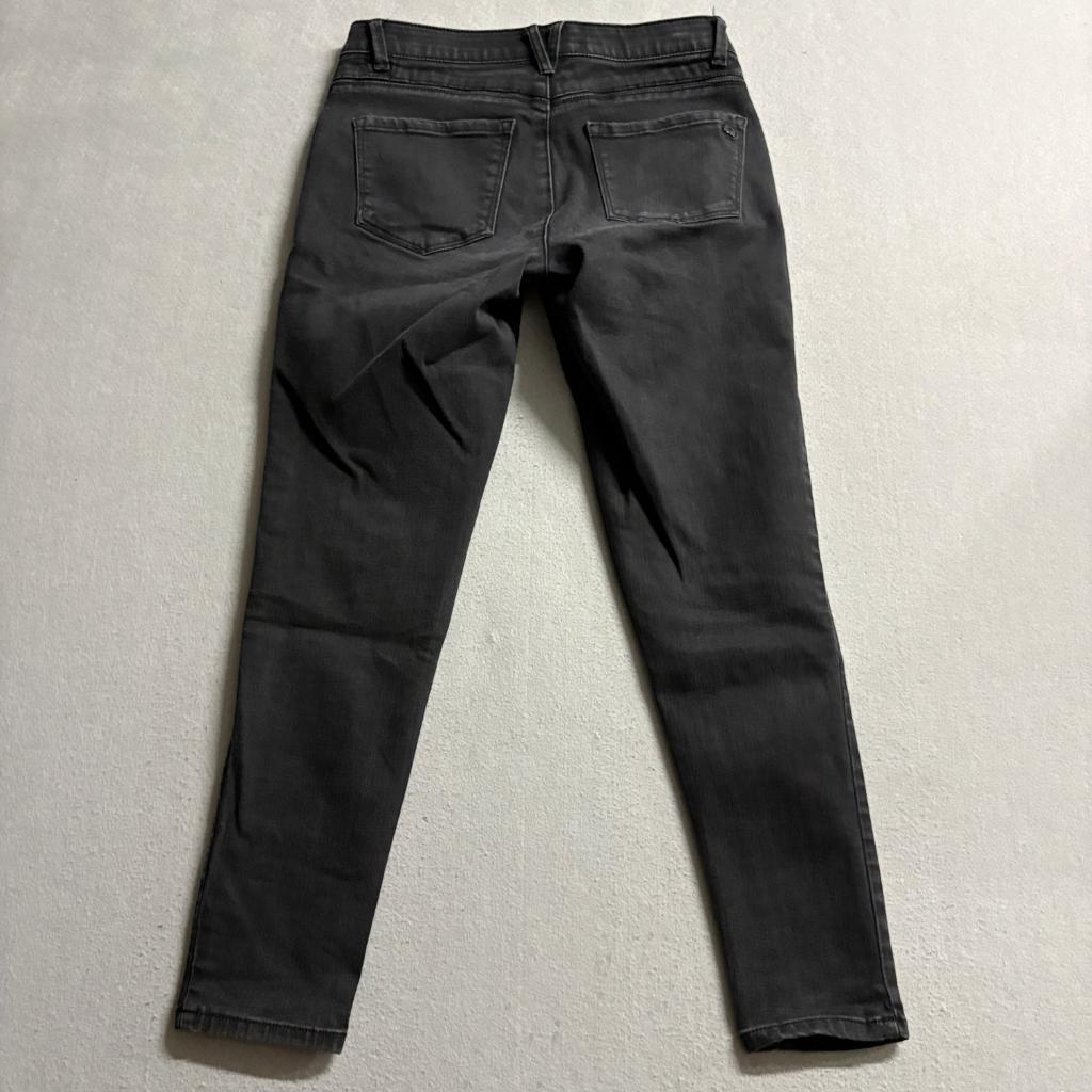Democracy Ab solution Skinny Jeans Womens Size 6 Black Denim Stretch Ankle Pants