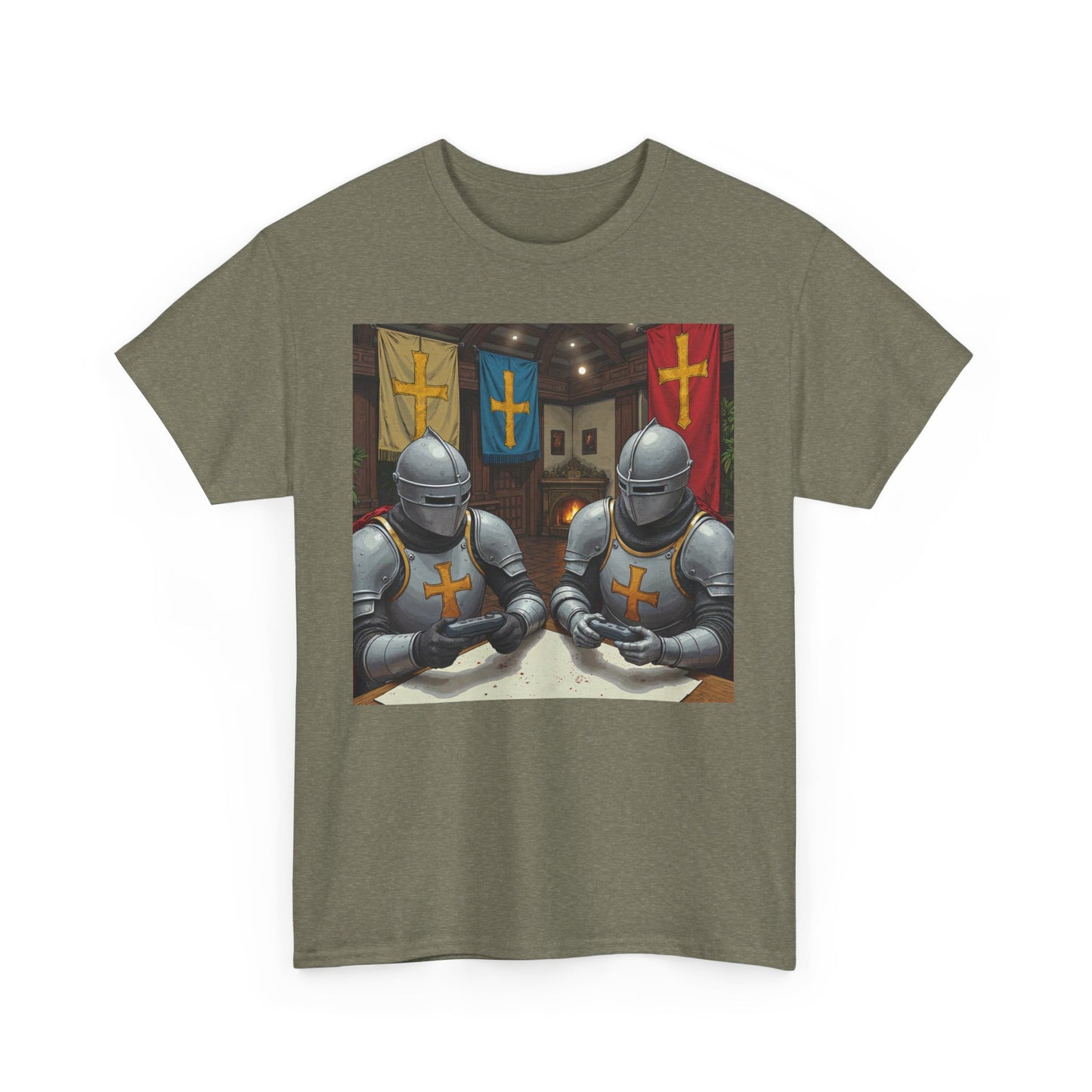 Knights Game Controllers Unisex Heavy Cotton Tee